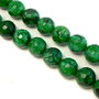 Agate Crazy Lace verzi, sfere fatetate, 14 mm (cod 1-245)
