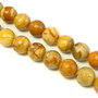 Agate Crazy Lace mustar , sfere fatetate, 14 mm (cod 1-247)