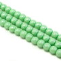 Perle de sticla vernil , sfere 8 mm - 10 buc  (cod 2-2)