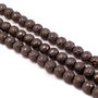 Perle de sticla maro, sfere 8 mm - 10 buc  (cod 2-3)