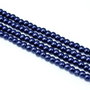 Perle de sticla bleumarin, sfere 4 mm - 10 buc  (cod 2-15)