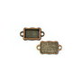 Bază cabochon/conector, finisaj cupru, 27x14 mm (cod 3-11)