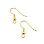 Tortite cercei tip carlig, otel chirurgical, finisaj auriu, 20 mm (cod 4-5)