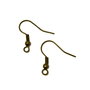 Tortite cercei tip carlig, finisaj bronz, 19 mm (cod 4-20)