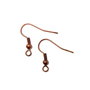 Tortite cercei tip carlig, finisaj cupru antichizat, 19 mm (cod 4-22)