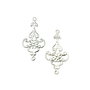 Chandelier placat cu argint, 28x14 mm (cod 5-4)