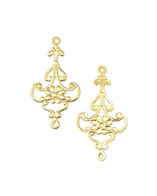 Chandelier placat cu aur, 28x14 mm (cod 5-5)