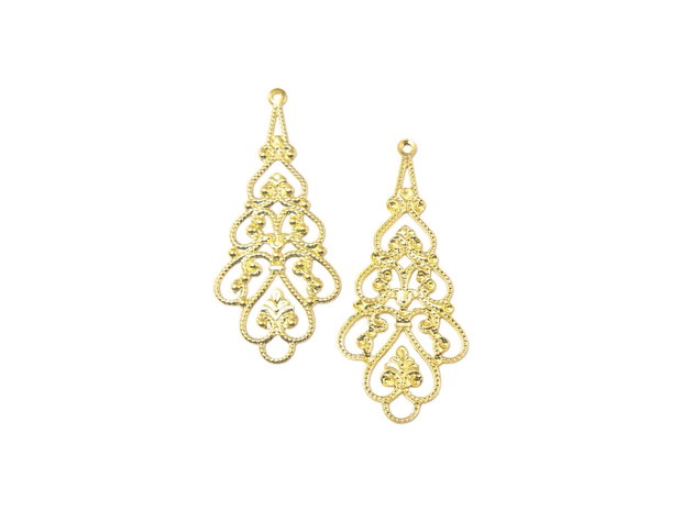 Chandelier placat cu aur, 41x18 mm (cod 5-9)