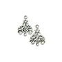 Chandelier argintiu antichizat, 20x15 mm (cod 5-15)