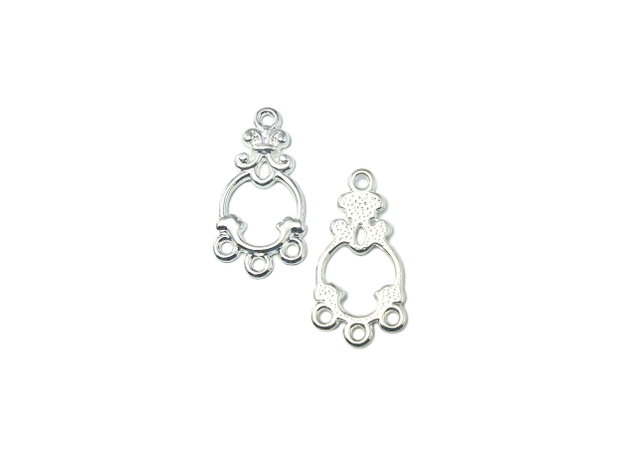 Chandelier placat cu argint, 23x12 mm (cod 5-22)