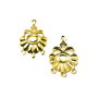 Chandelier din otel placat cu aur, 23x16 mm (cod 5-24)