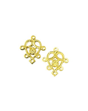 Chandelier placat cu aur, 14x12 mm (cod 5-25)