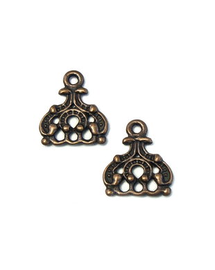 Chandelier finisaj cupru antichizat, 15x13 mm (cod 5-36)