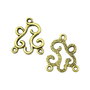 Chandelier finisaj auriu antichizat, 28x22 mm (cod 5-50)