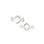 Conector placat cu argint, 15x9 mm (cod 6-1)
