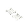 Conector placat cu argint, 18x12 mm (cod 6-3)