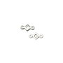 Conector placat cu argint, 8x4 mm (cod 6-6)