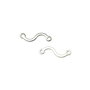Conector placat cu argint, 15x4 mm (cod 6-9)