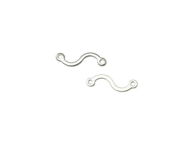 Conector placat cu argint, 15x4 mm (cod 6-9)