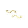 Conector placat cu aur, 15x4 mm (cod 6-10)