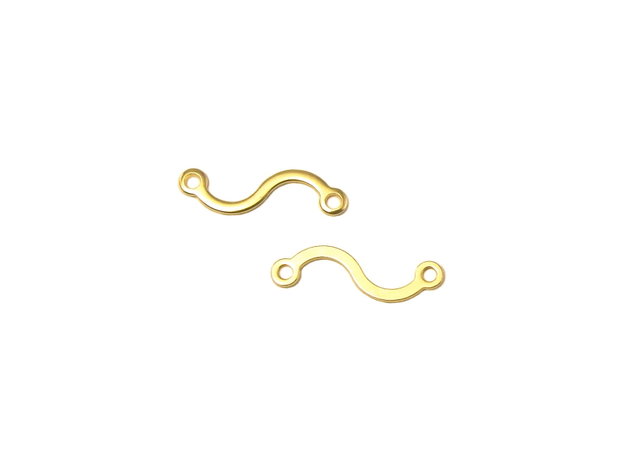 Conector placat cu aur, 15x4 mm (cod 6-10)