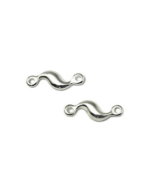 Conector placat cu argint, 12x4 mm (cod 6-11)
