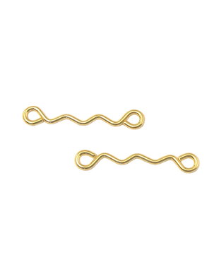Conector din otel placat cu aur, 14x1 mm (cod 6-13)