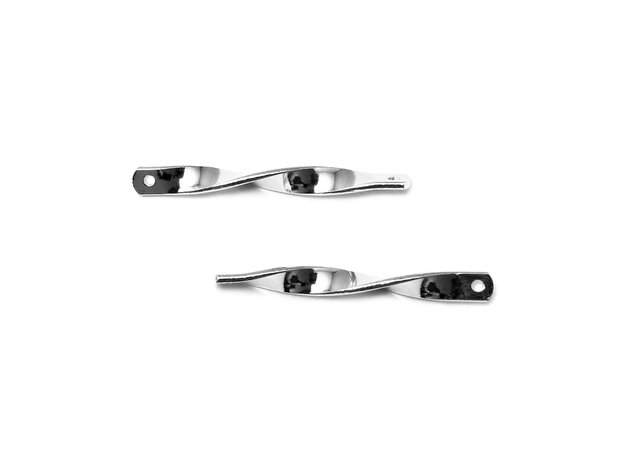 Conector placat cu argint, 30x3 mm (cod 6-14)