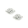 Conector placat cu argint, 18x11 mm (cod 6-16)