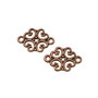 Conector, finisaj cupru, 19x12 mm (cod 6-24)