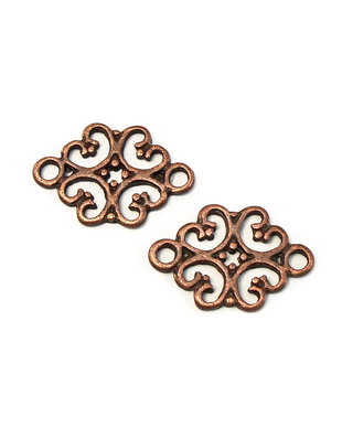 Conector, finisaj cupru, 19x12 mm (cod 6-24)