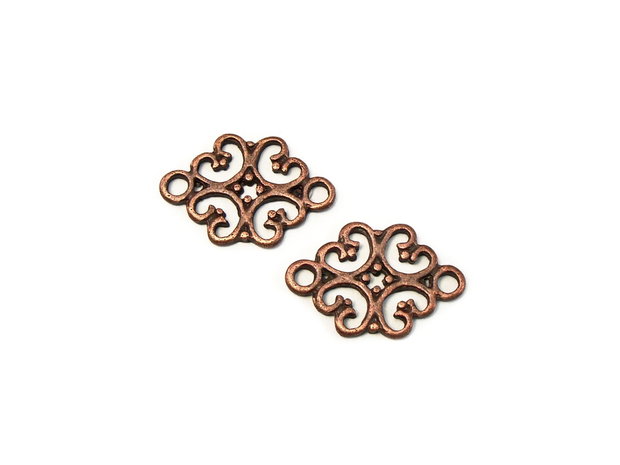 Conector, finisaj cupru, 19x12 mm (cod 6-24)