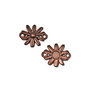 Conector floare, finisaj cupru antichizat, 16x13 mm (cod 6-31)