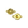 Conector floare, finisaj auriu antichizat, 18x11 mm (cod 6-33)