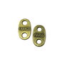 Conector, finisaj bronz, 18x10 mm (cod 6-51)