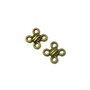 Conector, finisaj bronz, 10x10 mm (cod 6-55)