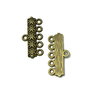 Conector multisir, finisaj bronz, 25x12 mm (cod 6-59)