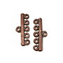Conector multisir, finisaj cupru antichizat, 27x10 mm (cod 6-60)