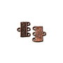 Conector multisir, finisaj cupru antichizat, 12x11 mm (cod 6-61)