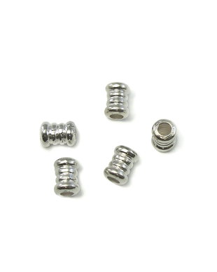 Distantier placat cu argint, tub 6,5x4,5 mm (cod 7-6)