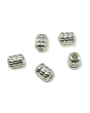 Distantier placat cu argint, tub 5x4 mm (cod 7-7)