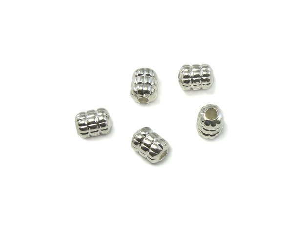Distantier placat cu argint, tub 5x4 mm (cod 7-7)