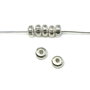 Distantier placate cu argint, rondele 4,5x2,5 mm (cod 7-8)