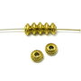 Distantier, finisaj auriu antichizat, 5x2 mm – 10 buc (cod 7-16)