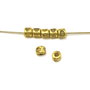Distantier, finisaj auriu antichizat, 3x3 mm – 10 buc (cod 7-17)