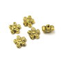 Distantier floare, finisaj auriu antichizat, 8x3 mm (cod 7-23)