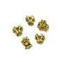 Distantier flori, finisaj auriu antichizat, 5x4 mm (cod 7-26)