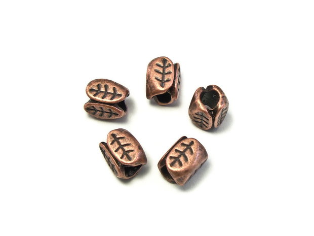 Distantier, finisaj cupru antichizat, 6x5 mm (cod 7-40)
