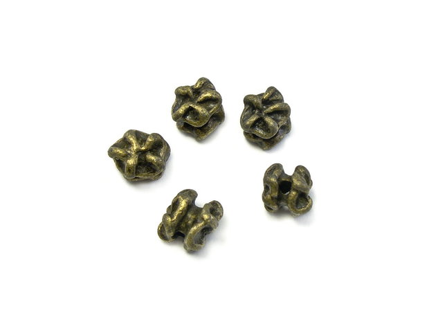 Distantier, finisaj bronz, 7x5 mm (cod 7-47)