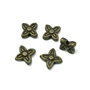 Distantier floare, finisaj bronz, 7x2 mm (cod 7-51)